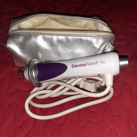 DermaWand PRO Radio Frequency Wand Purple Grips with Pink Logo - Picture 1 of 7